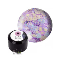 Гель краска Saga Galaxy glitter 8 мл, № 10